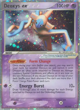 Deoxys ex 97/107 EX Deoxys