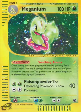 Meganium 18/165 Expedition Base Set
