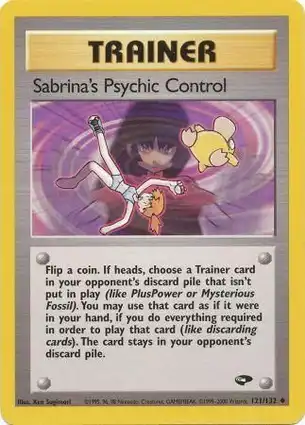 Sabrina's Psychic Control 121/132 Gym Challenge