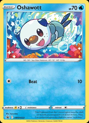 Oshawott SWSH222 Sword & Shield Promos