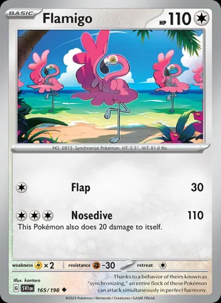 Flamigo 165/198 Scarlet & Violet