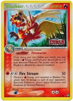 Blaziken 5/108 EX Power Keepers