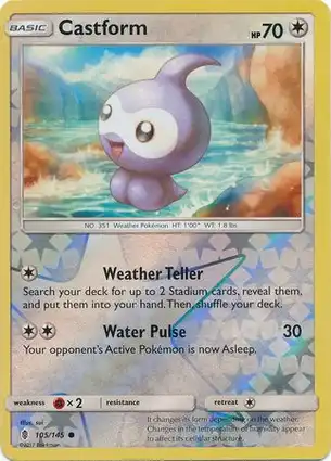 Castform 105/145 Guardians Rising