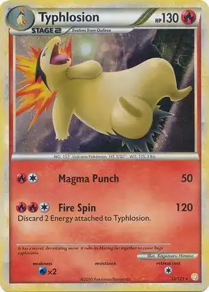 Typhlosion 32/123 HeartGold & SoulSilver