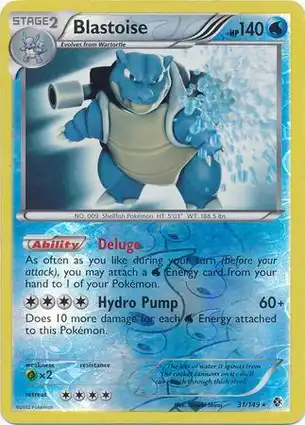 Blastoise 31/149 Boundaries Crossed