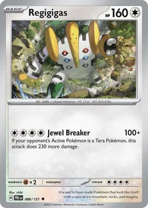 Regigigas 086/131 Prismatic Evolutions