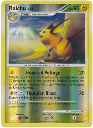 Raichu 27/99 Arceus