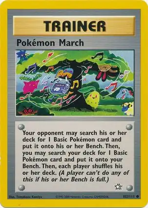 Pokémon March 102/111 Neo Genesis