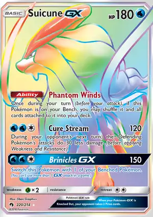 Suicune-GX 220/214 Lost Thunder