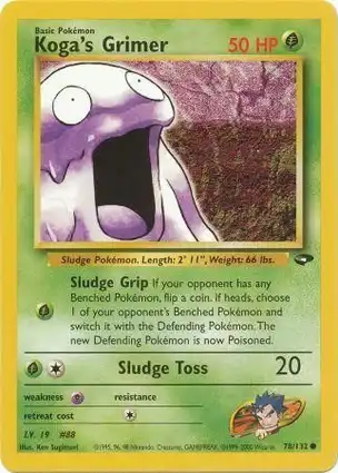 Koga's Grimer 78/132 Gym Challenge