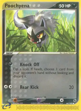 Poochyena 64/109 EX Ruby & Sapphire