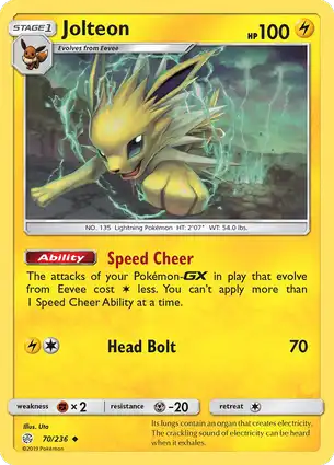 Jolteon 70/236 Cosmic Eclipse