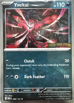 Yveltal 088/132 Mega Evolution