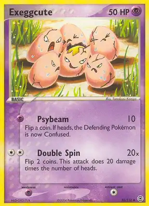 Exeggcute 33/112 EX FireRed & LeafGreen