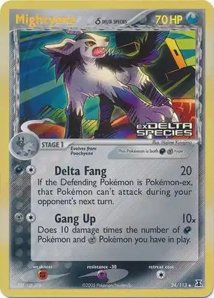 Mightyena 24/113 EX Delta Species