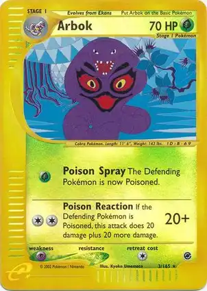 Arbok 3/165 Expedition Base Set