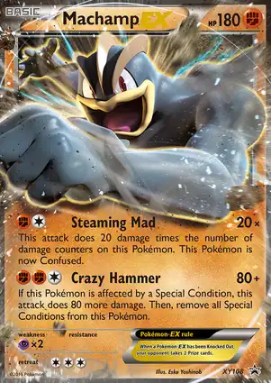 Machamp EX XY108 XY Promos