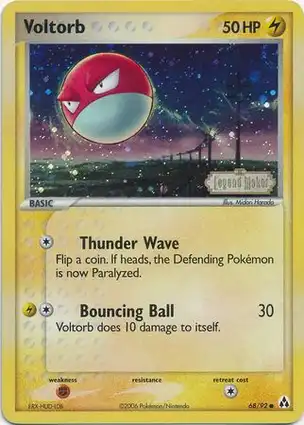 Voltorb 68/92 EX Legend Maker