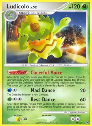 Ludicolo 34/127 Platinum