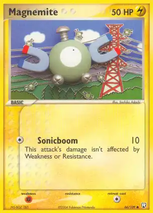 Magnemite 66/109 EX Team Rocket Returns