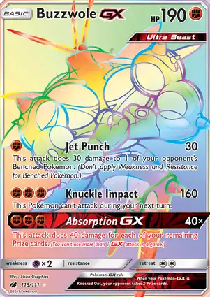 Buzzwole-GX 115/111 Crimson Invasion