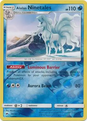 Alolan Ninetales 28/147 Burning Shadows