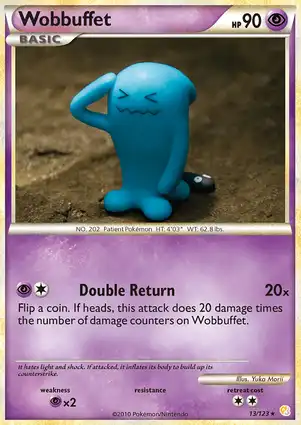 Wobbuffet 13/123 HeartGold & SoulSilver