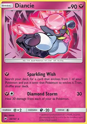 Diancie 94/147 Burning Shadows