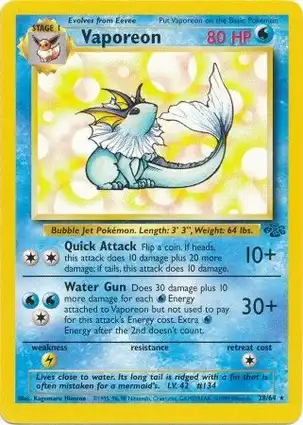 Vaporeon 28/64 Jungle