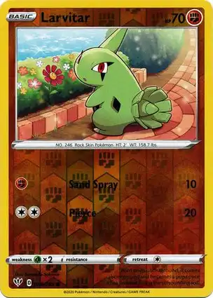 Larvitar 086/189 Darkness Ablaze