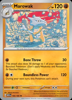 Marowak 105/165 Scarlet & Violet 151