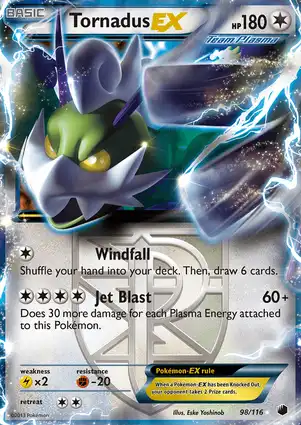 Tornadus-EX 98/116 Plasma Freeze