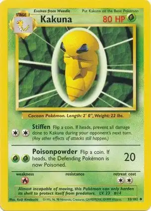Kakuna 33/102 Base Set Unlimited
