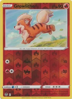 Growlithe 019/195 Silver Tempest