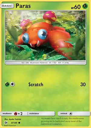 Paras 4/149 Sun & Moon
