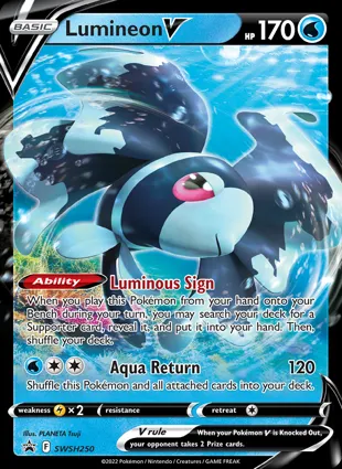 Lumineon V SWSH250 Sword & Shield Promos
