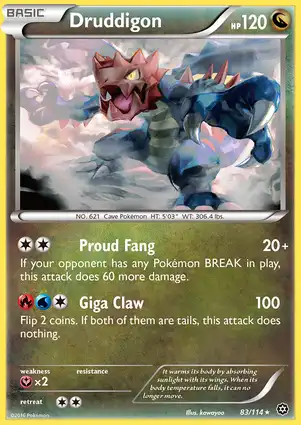 Druddigon 83/114 Steam Siege