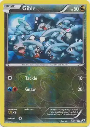 Gible 94/113 Legendary Treasures