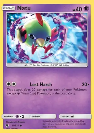 Natu 87/214 Lost Thunder