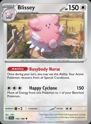 Blissey 145/198 Scarlet & Violet