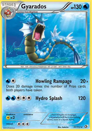 Gyarados 31/113 Legendary Treasures