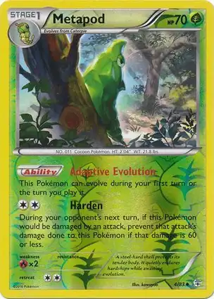 Metapod 4/83 Generations