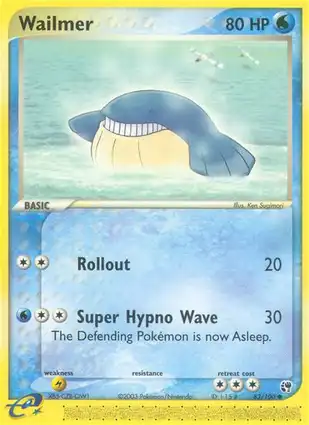 Wailmer 83/100 EX Sandstorm