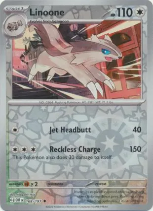 Linoone 168/197 Obsidian Flames