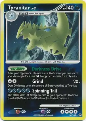 Tyranitar 30/100 Stormfront