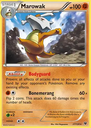 Marowak 37/124 Fates Collide