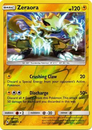 Zeraora 60/214 Unbroken Bonds