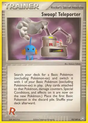 Swoop! Teleporter 92/109 EX Team Rocket Returns