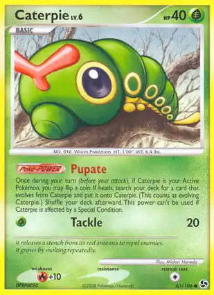 Caterpie 63/106 Great Encounters