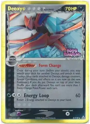 Deoxys 3/110 EX Holon Phantoms